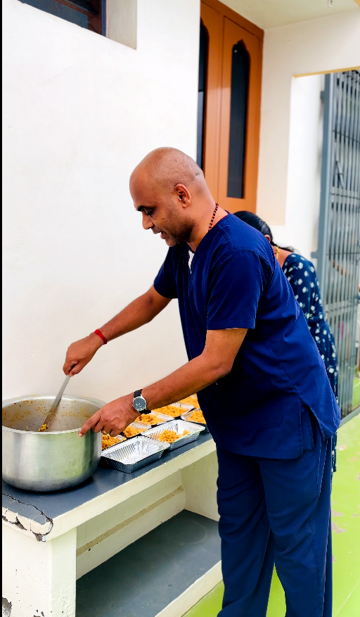 Heaven 365 Foundation preparing food for the community